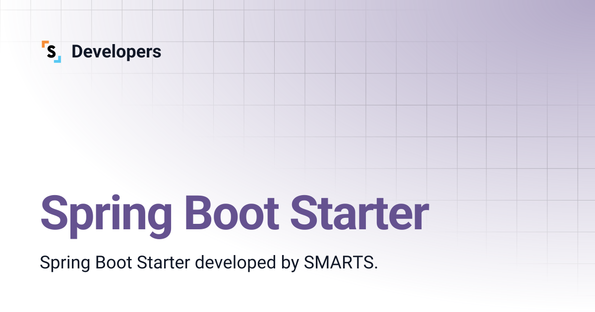 Spring Boot Starter | Developers
